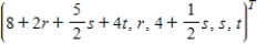 <strong>The linear transformation    is defined by   , where   Find the preimage of   .</strong> A)    , where r, s, t are real numbers B)    , where r, s, t are real numbers C)    , where r, s, t are real numbers D)    , where r, s, t are real numbers E)    , where r, s, t are real numbers <div style=padding-top: 35px> 