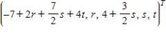 <strong>The linear transformation    is defined by   , where   Find the preimage of   .</strong> A)    , where r, s, t are real numbers B)    , where r, s, t are real numbers C)    , where r, s, t are real numbers D)    , where r, s, t are real numbers E)    , where r, s, t are real numbers <div style=padding-top: 35px> 