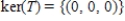 <strong>Find the kernel of the linear transformation   , defined by   </strong> A)    , where s and t are any real numbers B)    , where r and s are any real numbers C)    , where s is any real number D)    , where r is any real number E)    <div style=padding-top: 35px> 