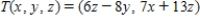 <strong>Find the standart matrix A for the linear transformation   defined by   </strong> A)    B)    C)    D)   E)    <div style=padding-top: 35px> 