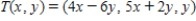 <strong>Use the standard matrix for the linear transformation   defined by   to find the image of the vector   .</strong> A)   B)    C)    D)    E)    <div style=padding-top: 35px> 