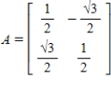 <strong>Find the standard matrix A for the linear transformation T, where T is the counterclockwise rotation of 30° about the origin in   .</strong> A)    B)    C)    D)    E)    <div style=padding-top: 35px> 