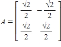 <strong>Find the standard matrix A for the linear transformation T, where T is the counterclockwise rotation of 30° about the origin in   .</strong> A)    B)    C)    D)    E)    <div style=padding-top: 35px> 