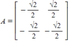 <strong>Find the standard matrix A for the linear transformation T, where T is the counterclockwise rotation of 30° about the origin in   .</strong> A)    B)    C)    D)    E)    <div style=padding-top: 35px> 