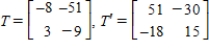 <strong>Find the standard matrices for   and   where   ,   and   ,   .</strong> A)    B)    C)    D)    E)    <div style=padding-top: 35px> 