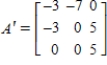 <strong>Find the matrix A' for T relative to the basis   .   ,   </strong> A)   B)    C)    D)    E)    <div style=padding-top: 35px> 