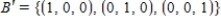 <strong>Let   and   be bases for   . Find the transition matrix P from B' to B.</strong> A)    B)    C)    D)    E)    <div style=padding-top: 35px> 