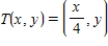 <strong>Sketch the image of the unit square with vertices at (0, 0), (1, 0), (1, 1), and (0, 1) under the transformation T which is the contraction given by   .</strong> A)    B)    C)    D)    E)    <div style=padding-top: 35px> 