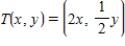 <strong>Find the image of the Z-shaped figure with vertices (0, 0), (6, 0), (6, 6), and (0, 6) under the transformation T which is the expansion and contraction represented by   .</strong> A)    B)    C)    D)    E)   <div style=padding-top: 35px> 