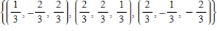 <strong>Use the Gram-Schmidt orthonormalization process to transform the basis   for R<sup>3</sup> into an orthonormal basis. Use the Euclidean inner product for R<sup>3</sup> and use the vectors in the order in which they are shown.</strong> A)    B)    C)   D)  E)   <div style=padding-top: 35px> 