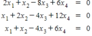 <strong>Find an orthonormal basis for the solution space of the following homogeneous system of linear equations.  </strong> A)   B)    C)    D)   E)   <div style=padding-top: 35px> 