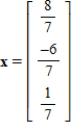 <strong>Find the least squares solution of the system   , where   .</strong> A)   B)   C)   D)   E)    <div style=padding-top: 35px> 