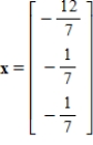 <strong>Find the least squares solution of the system   , where   .</strong> A)   B)   C)   D)   E)    <div style=padding-top: 35px> 