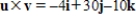 <strong>Find the cross product   of the vectors   ,   .</strong> A)    B)    C)    D)    E)    <div style=padding-top: 35px> 