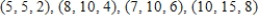 ​Verify the points   are the vertices of a parallelogram, then find its area.<div style=padding-top: 35px> 