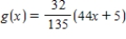 <strong>Find the linear least squares approximating function g for the function   ,   .</strong> A)    B)    C)    D)   E)   <div style=padding-top: 35px> 