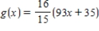 <strong>Find the linear least squares approximating function g for the function   ,   .</strong> A)    B)    C)    D)   E)   <div style=padding-top: 35px> 