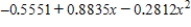 <strong>Find the quadratic least squares approximating function g for the function   . Round numerical values in your answer to four decimal places.</strong> A)   B)    C)    D)    E)    <div style=padding-top: 35px> 