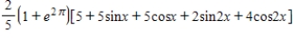 <strong>Find the Fourier approximation of second order for the function   on the interval   .</strong> A)   B)   C)    D)    E)    <div style=padding-top: 35px> 