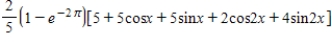 <strong>Find the Fourier approximation of second order for the function   on the interval   .</strong> A)   B)   C)    D)    E)    <div style=padding-top: 35px> 