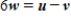<strong>Provided and , solve for w.</strong> A) B) C) D) E)