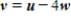 <strong>Provided that and , write as a linear combination of u and w, if possible. </strong> A) B) C) D) E) It is not possible to write v as a linear combination of u and w.