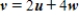 <strong>Provided that and , write as a linear combination of u and w, if possible. </strong> A) B) C) D) E) It is not possible to write v as a linear combination of u and w.