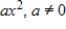 <strong>Determine whether the set of all second-degree polynomial functions as given below, whose graphs pass through the origin with the standard operations, is a vector space. If it is not, then determine the set of axioms that it fails. </strong> A) This set is not a vector space. It fails the following axioms. Commutative property Additive identity Distributive property B) This set is not a vector space. It fails the following axioms. Scalar identity Associative property Distributive property Additive identity C) This set is not a vector space. It fails the following axioms. Additive identity Additive inverse Associative property Scalar identity D) This set is a vector space. All ten vector space axioms hold. E) This set is not a vector space. It fails the following axioms. Closer under addition Closer under scalar multiplication