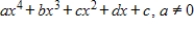 <strong>Determine whether the set of all fourth-degree polynomial functions as given below, whose graphs pass through the origin with the standard operations, is a vector space. If it is not, then determine the set of axioms that it fails. </strong> A) This set is not a vector space. It fails the following axioms. Commutative property Additive identity Distributive property B) This set is not a vector space. It fails the following axioms. Scalar identity Associative property Distributive property Additive identity C) This set is not a vector space. It fails the following axioms. Additive identity Additive inverse Associative property Scalar identity D) This set is a vector space. All ten vector space axioms hold. E) This set is not a vector space. It fails the following axioms. Closer under addition Closer under scalar multiplication