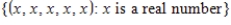 <strong>Determine whether the following set with the standard operations, is a vector space. If it is not, then determine the set of axioms that it fails. </strong> A) This set is a vector space. All ten vector space axioms hold. B) This set is not a vector space. It fails the following axioms. Scalar identity Associative property Distributive property Additive identity C) This set is not a vector space. It fails the following axioms. Commutative property Additive identity Distributive property D) This set is not a vector space. It fails the following axioms. Additive identity Additive inverse Associative property Scalar identity E) This set is not a vector space. It fails the following axioms. Closer under addition Closer under scalar multiplication