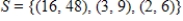 <strong>The set is linearly dependent. Express the first vector as a linear combination of the other two vectors.</strong> A) B) C) D) E)