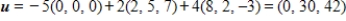 <strong>Determine whether is a basis for . If it is, write as a linear combination of the vectors in S.?</strong> A) S is a basis for and B) S is a basis for and ? C) S is a basis for and D) S is a basis for and E) S is not a basis for