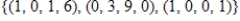 <strong>Find a basis for the solution space of the following homogeneous system of linear equations. </strong> A) B) C) D) E)