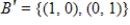 <strong>Find the transition matrix from to by hand.</strong> A) B) C) D) E)