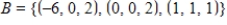Find the transition matrix from   to   .