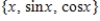Find the Wronskian for the set of functions   .