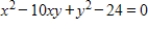 Perform a rotation of axes to eliminate the xy-term, and sketch the graph of the conic defined by the function below.