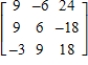 <strong>Find the minor and its cofactor of the matrix .</strong> A) B) C) D) E)