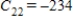 <strong>Find the minor and its cofactor of the matrix .</strong> A) B) C) D) E)