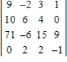 <strong>Use elementary row or column operations to evaluate the determinant. </strong> A) -84 B) 1,812 C) -1,212 D) 180 E) -180