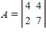 <strong>Evaluate for the matrix .</strong> A) 40 B) -40 C) -400 D) 400 E) 80