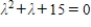 <strong>Find the characteristic equation of the matrix .</strong> A) B) C) D) E)