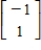 <strong>The eigenvalues of the matrix are and . Find a non-zero eigenvector associated with each eigenvalue.</strong> A) , ; , B) , ; , C) , ; , D) , ; , E) , ; ,
