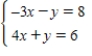 <strong>Use Cramer's Rule to solve the system of equations .</strong> A) , B) , C) , D) , E) ,