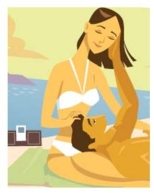 <strong>Conteste la pregunta según la imagen.¿Qué palabra describe las relaciones entre estas dos personas? </strong> A) la amistad B) el amor C) el divorcio