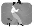 <strong>Match each image with the corresponding activity. -bailar</strong> A) B) C) D) E)