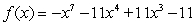 <strong>Choose the function below whose end behavior matches the description. and </strong> A) B) C) D)