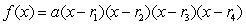 Find a polynomial function with horizontal intercepts -9, -8, 1, and 6 and vertical intercept -864. Write your answer in factored form, with .