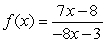 For the function identify any horizontal asymptotes. Enter the equation of the asymptote , use reduced fractions.