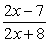 Evaluate the expression for x = 40. (Round the answer to two decimal places if necessary.)